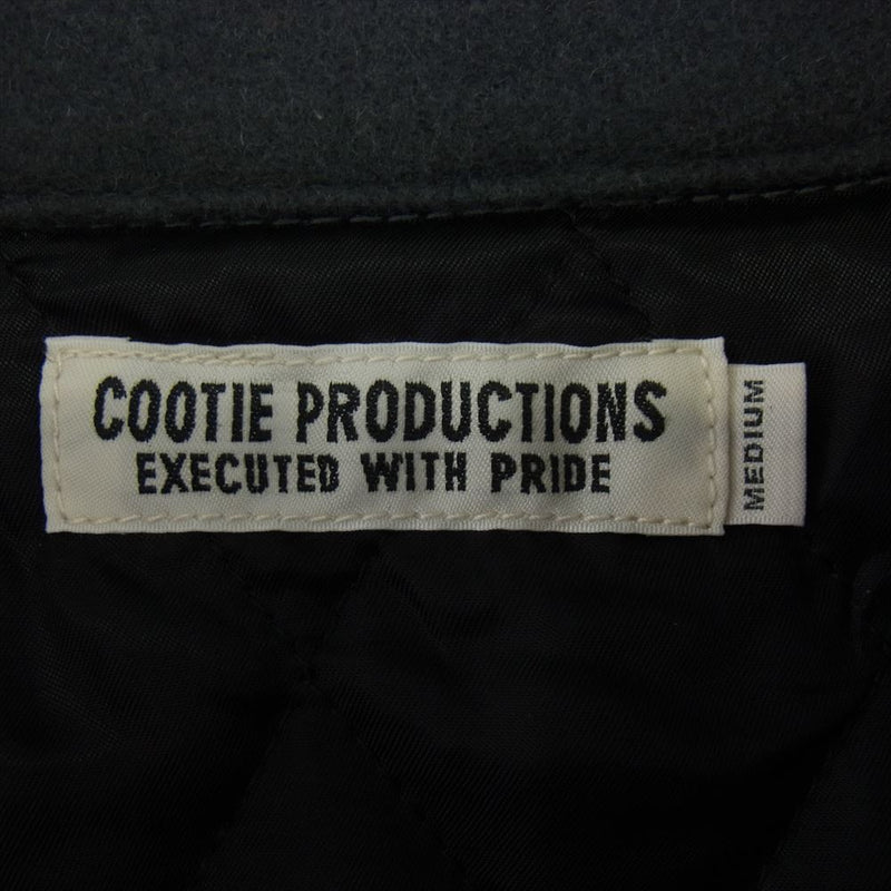 COOTIE クーティー 22AW CTE-22A217 CA/W Melton CPO Jacket カシミア混 ウール メルトン ジャケット ダークグレー系 M【新古品】【未使用】【中古】