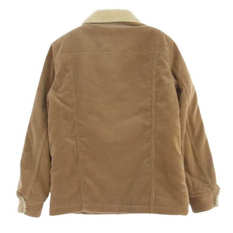 WACKO MARIA ワコマリア 15AW WMR-CDR-01 CORDUROY JKT コーデュロイ ボア ジャケット ライトブラウン系 S【中古】