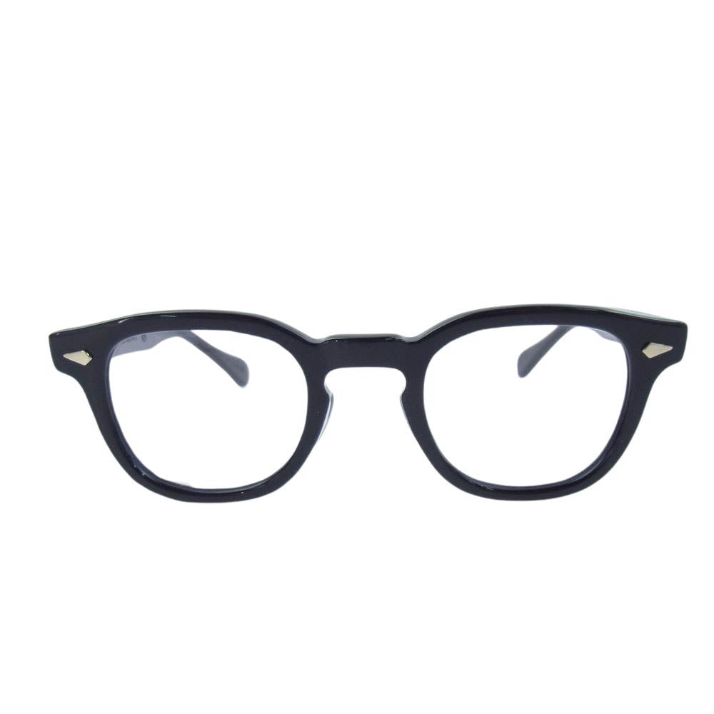 タート オプティカル アーネル JD-04 001 BLACK ウェリントン 眼鏡 メガネ ブラック系 44-24【極上美品】【中古】