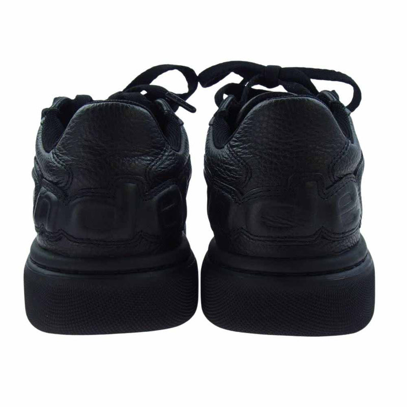 Alexander Wang アレキサンダーワン 30124N031 ペブルレザー Puff パフ ロゴエンボス スニーカー ブラック系 37【美品】【中古】