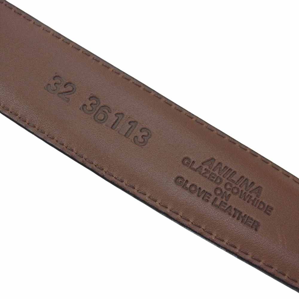 ブライトン USA製 ヴィンテージ レザー ベルト ブラウン系【中古】