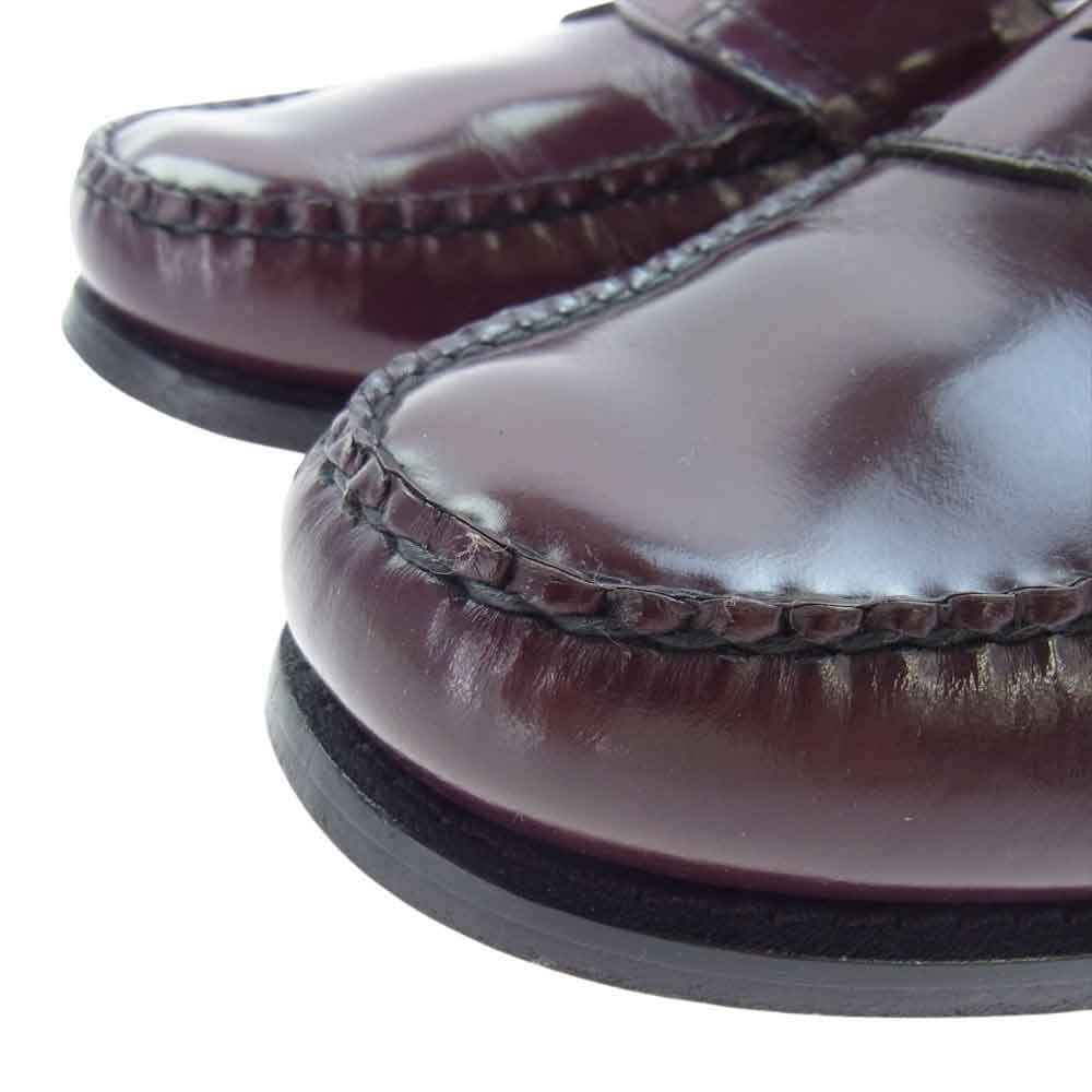 ジーエイチバス 2005 647 ブルゴーニュ コイン ローファー ワインレッド系 8.5【中古】