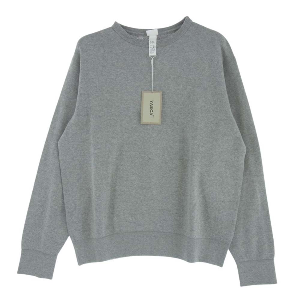YAECA ヤエカ 34014 CREW NECK SWEAT クルーネック スウエット  グレー系 M【極上美品】【中古】