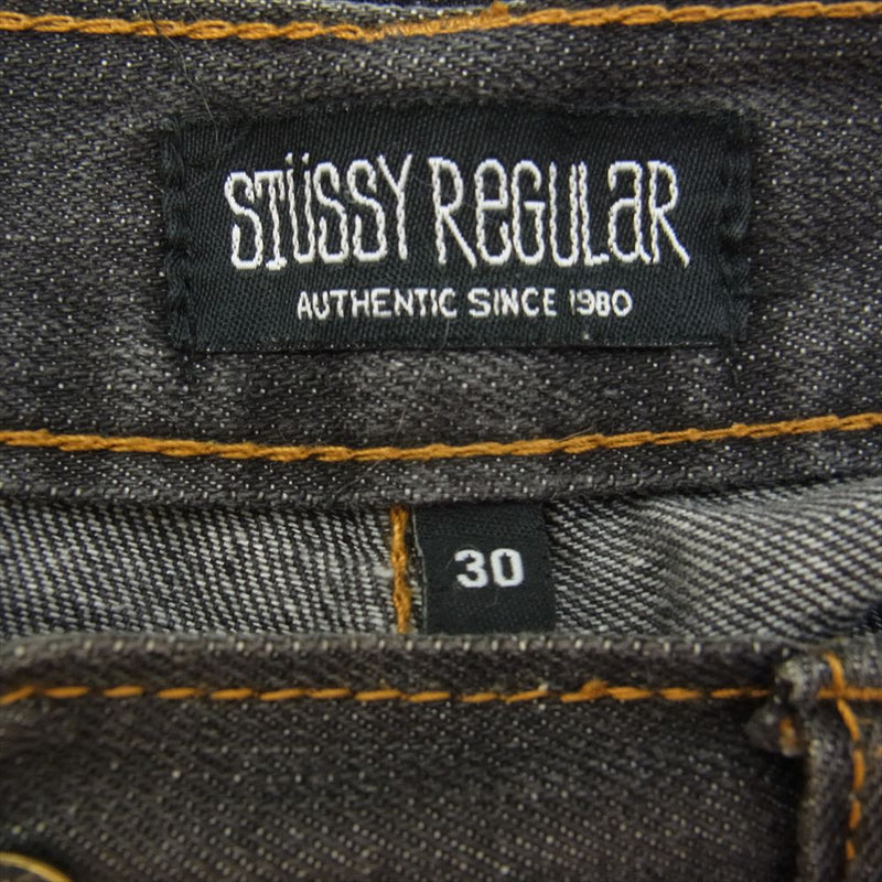 STUSSY ステューシー ROUGH&RUGGED DENIM デニムパンツ  グレー系 30【中古】