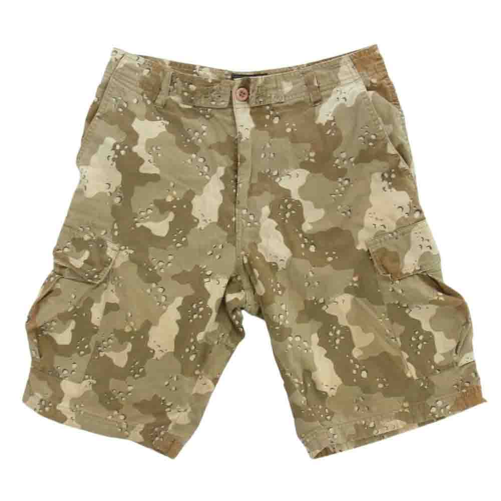 STUSSY ステューシー AUTHENTIC GEAR オーセンティック ショーツ カモ柄  カーキ系 28【中古】