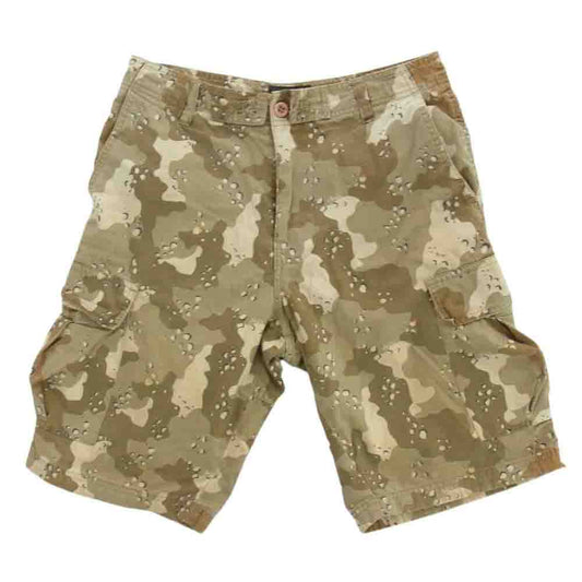 STUSSY ステューシー AUTHENTIC GEAR オーセンティック ショーツ カモ柄  カーキ系 28【中古】