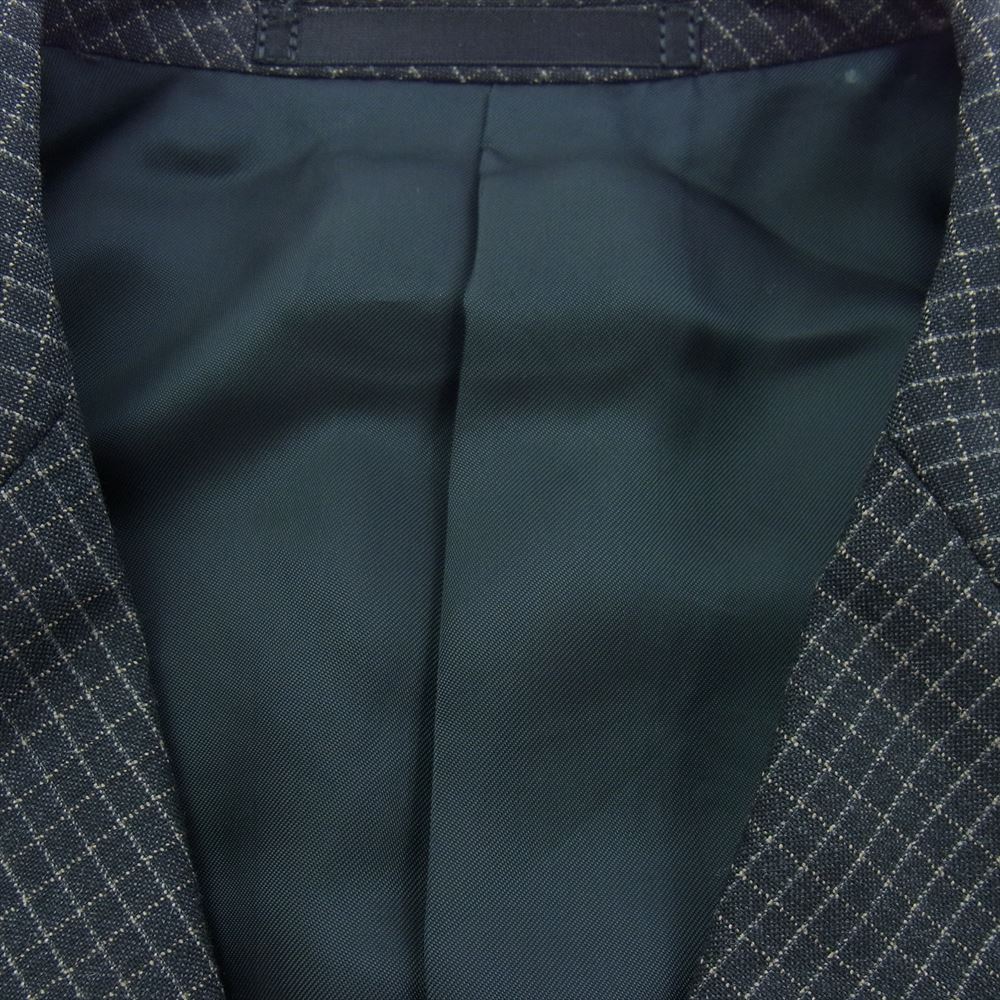 Paul Smith ポール・スミス チェック柄 スーツ ジャケット スラックスパンツ セットアップ グレー系 M【中古】
