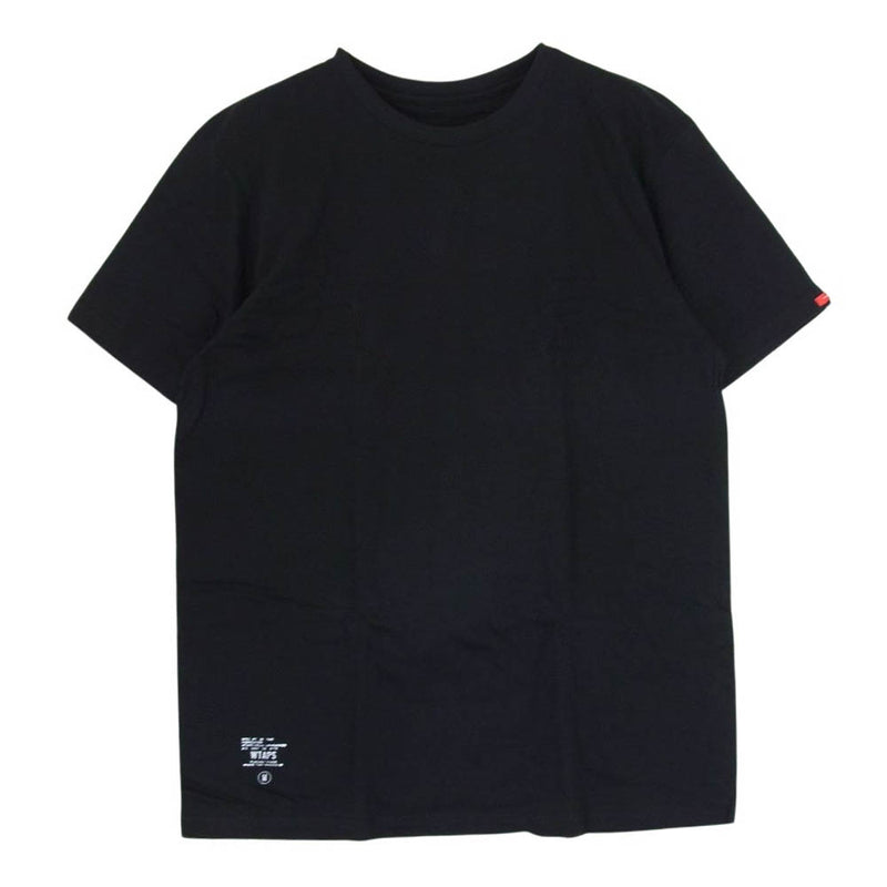 WTAPS ダブルタップス SKIVVIES クルーネック 3枚パック 半袖 Tシャツ ブラック系 M【新古品】【未使用】【中古】