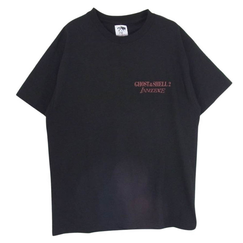 WACKO MARIA ワコマリア 23SS INNOCENCE-WM-TEE02 INNOCENCE / CREW NECK T-SHIRT (TYPE-2) 攻殻機動隊2  イノセンス バックプリント 半袖 Tシャツ ブラック系 L【中古】