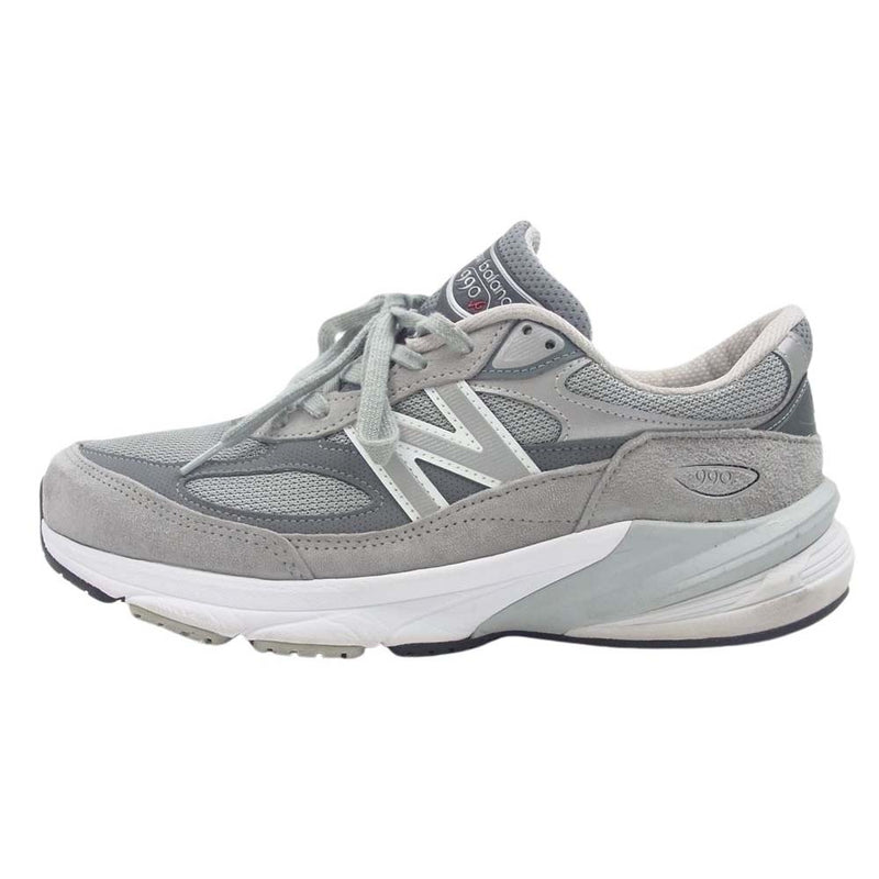 NEW BALANCE ニューバランス M990GL6 V6 スウェード ローカット スニーカー  グレー系 29cm【中古】