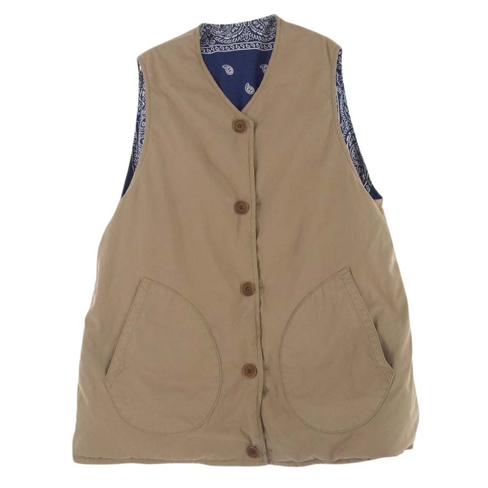 VISVIM ビズビム 21AW 0221905013012 ICT KORA DOWN VEST ダウンベスト ブルー系 2【中古】