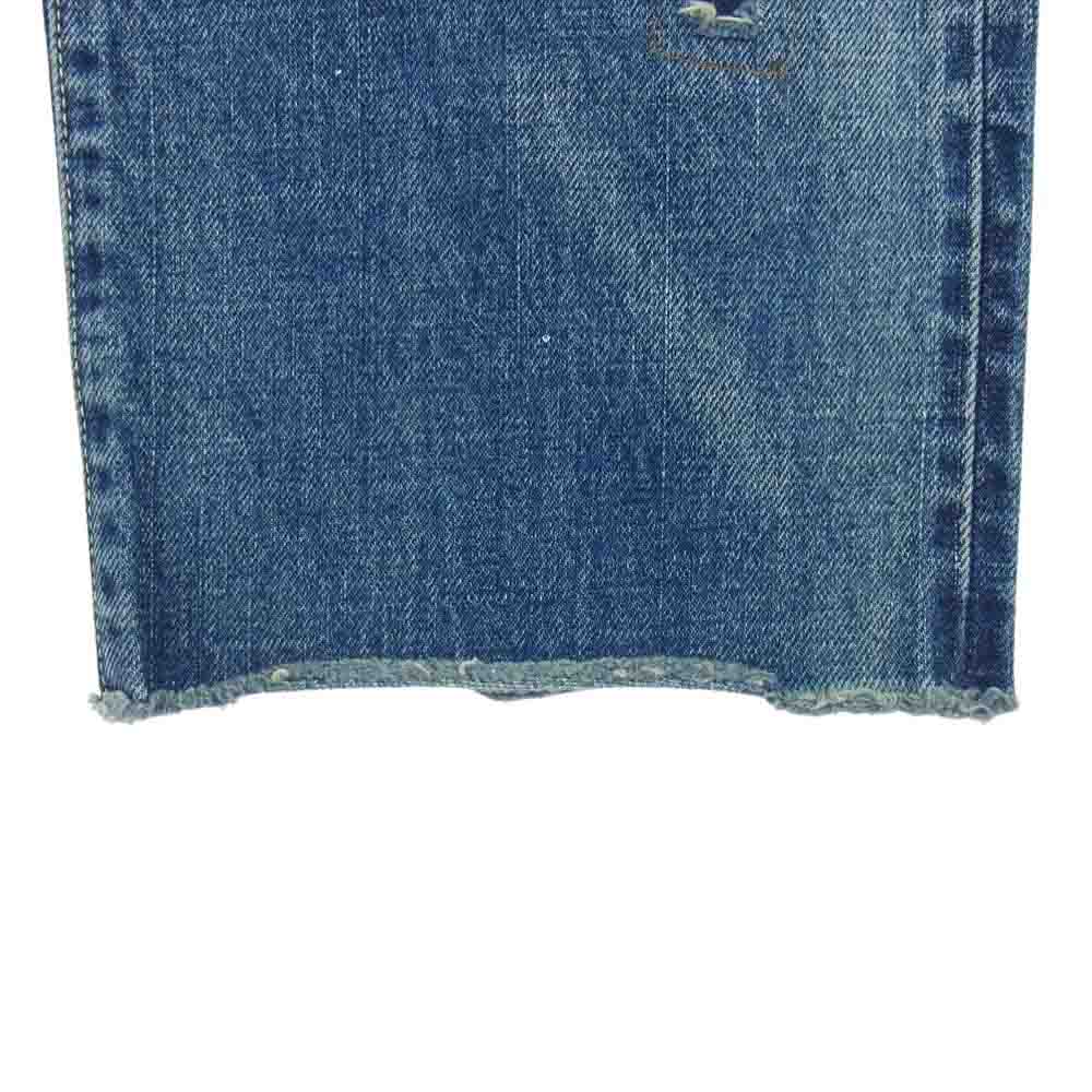 VISVIM ビズビム 18SS 0118105005041 SS JOURNEYMAN PANTS TACKED CRUSH クラッシュ ジャーニーマン デニム パンツ インディゴブルー系  インディゴブルー系 2【中古】