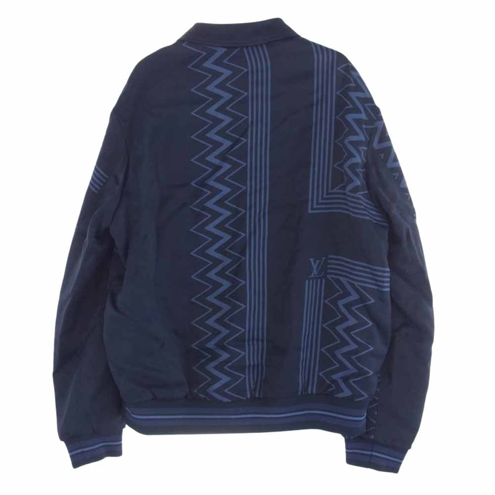 LOUIS VUITTON ルイ・ヴィトン 22AW RM222V MW1 HNB20E レーヨン カラコラム スーベニア コーチ ブルゾン ジャケット ネイビー系【美品】【中古】