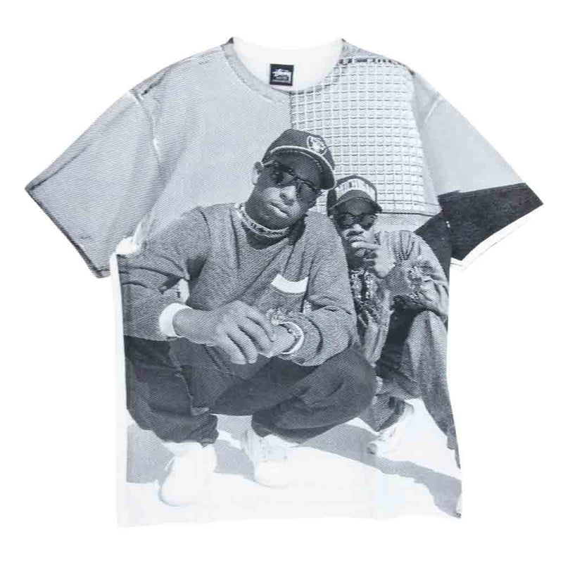 STUSSY ステューシー GANG STARR TEE ギャングスター プリント Tシャツ M【中古】