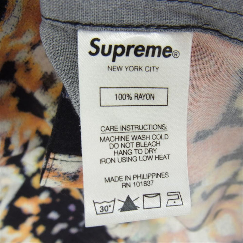 Supreme シュプリーム 20SS City Lights Rayon Shirt  オープンカラー レーヨン シャツ S【中古】