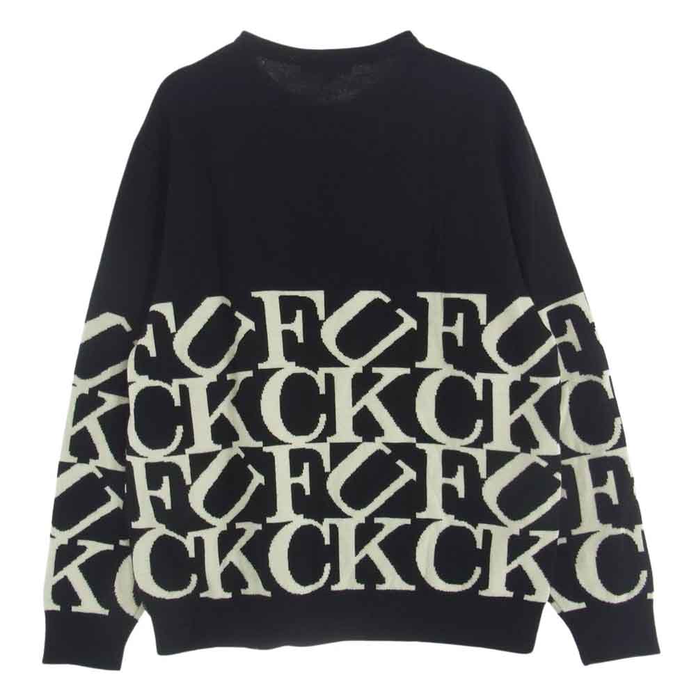 Supreme シュプリーム 20AW Fuck Sweater ファック ニット セーター ブラック系 M【中古】