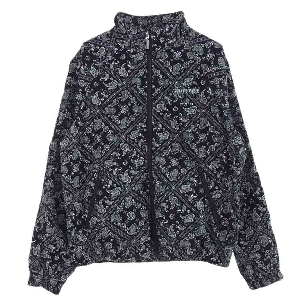 Supreme シュプリーム 18SS Bandana Track Jacket バンダナ トラック ジャケット ブラック系 M【中古】