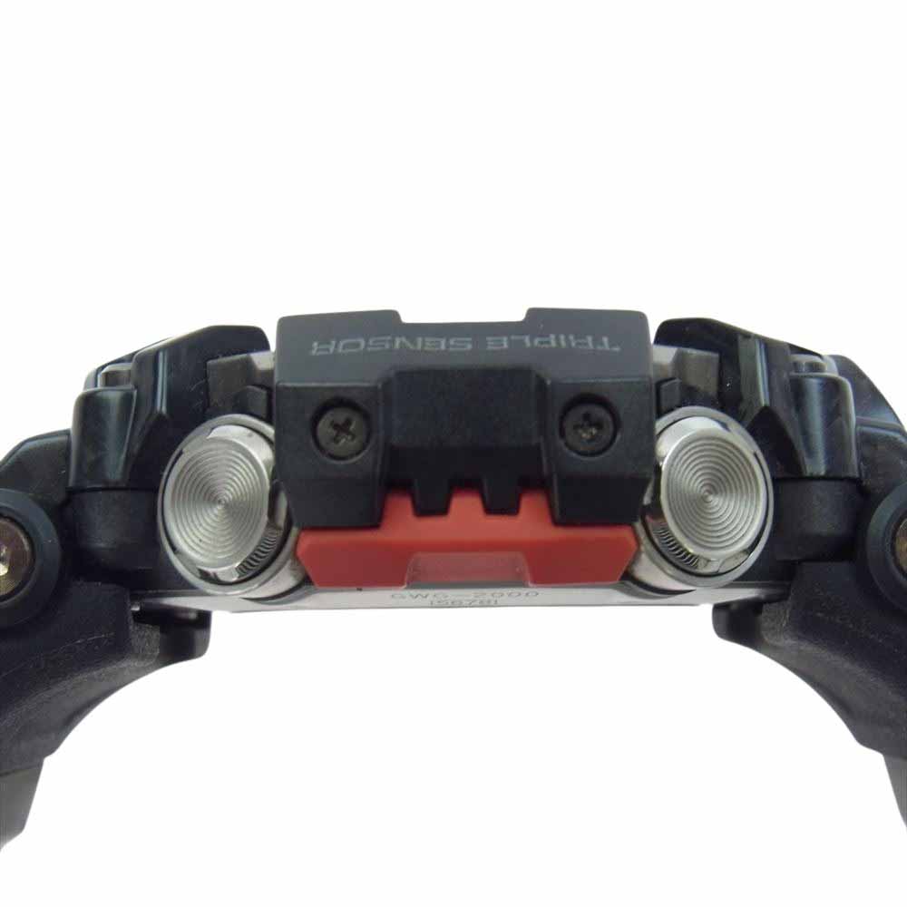 G-SHOCK ジーショック GWG-2000-1A3JF MASTER OF G MUDMASTER マッドマスター ソーラー電波モデル ブラック系 グリーン系【中古】