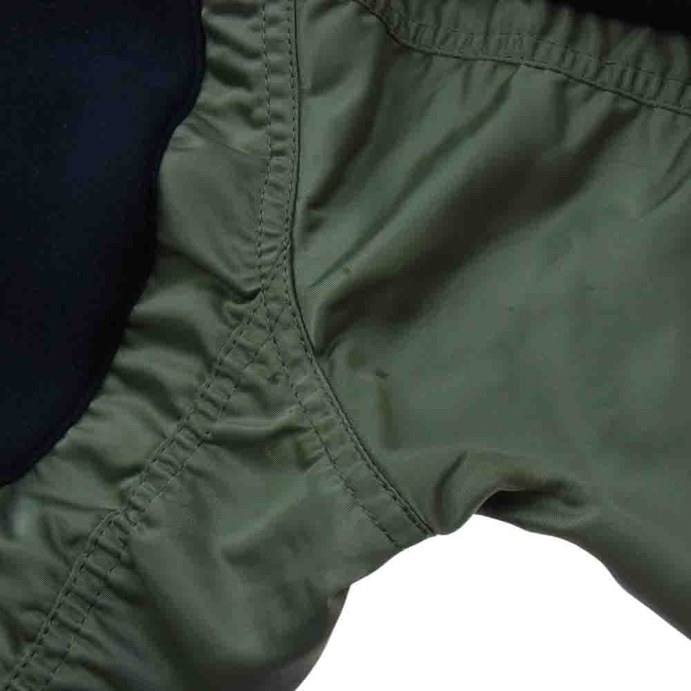 Sacai サカイ 22SS 22-02729M ドッキング スウェット MA-1 ジップアップ フルジップ パーカー ネイビー系 カーキ系 3【中古】
