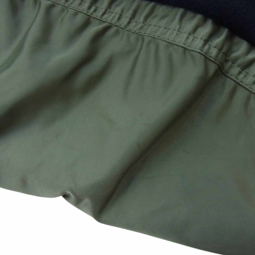 Sacai サカイ 22SS 22-02729M ドッキング スウェット MA-1 ジップアップ フルジップ パーカー ネイビー系 カーキ系 3【中古】