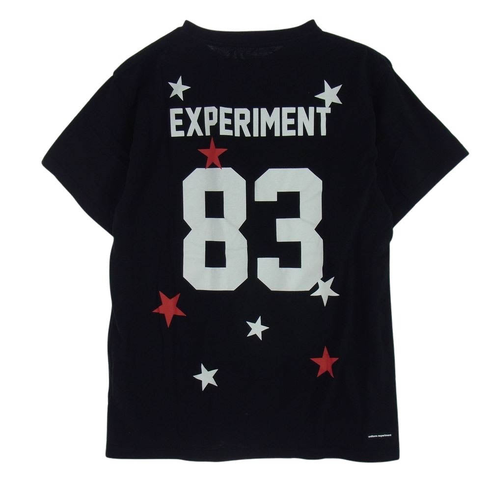 uniform experiment ユニフォームエクスペリメント UE-167083 フロントロゴ プリント ポケット 半袖 Tシャツ  ブラック系 1【中古】