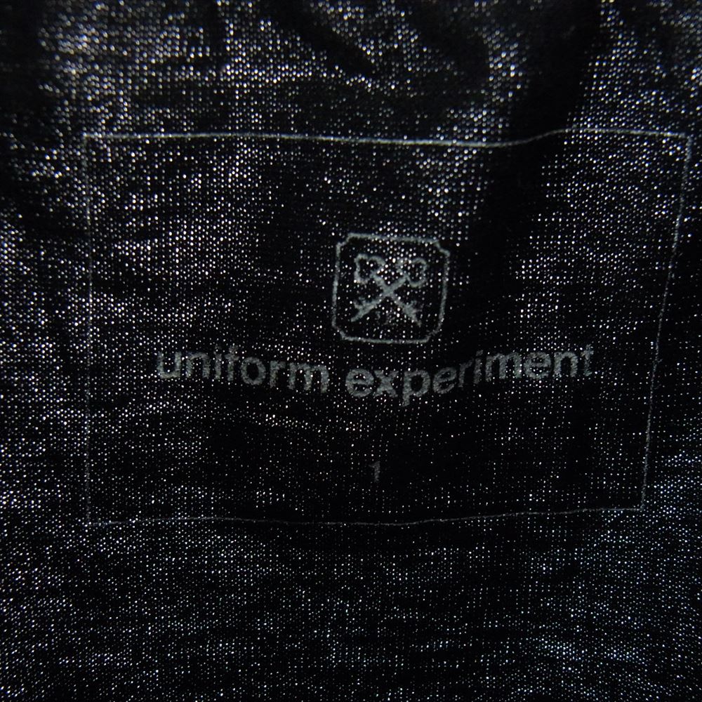 uniform experiment ユニフォームエクスペリメント UE-167083 フロントロゴ プリント ポケット 半袖 Tシャツ ブラック系 1【中古】