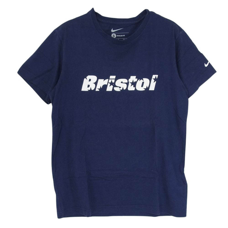 F.C.R.B. エフシーアールビー 615036-410 Bristol S/S TEE ブリストルロゴ 半袖 Tシャツ ネイビー系 S【中古】