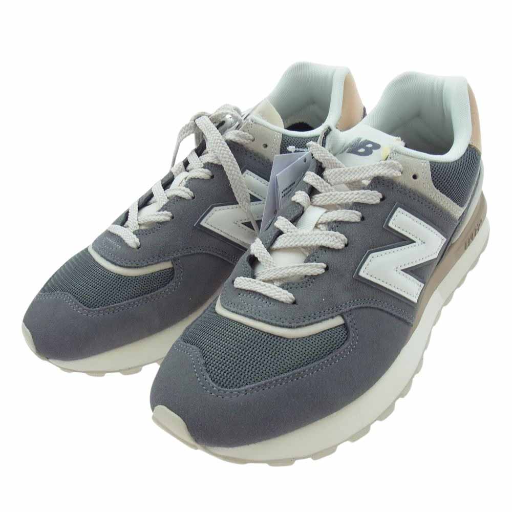 NEW BALANCE ニューバランス U574L GDB ENCAP スエード ローカット ランニングシューズ スニーカー グレー系 27.5cm【新古品】【未使用】【中古】