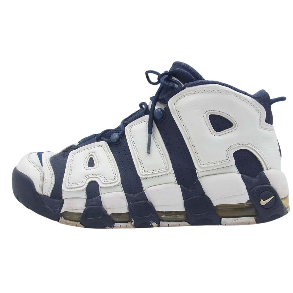 NIKE ナイキ 414962-104 Air More Uptempo エア モア アップテンポ Olympic オリンピック ハイカット スニーカー ネイビー系 ホワイト系 28cm【中古】