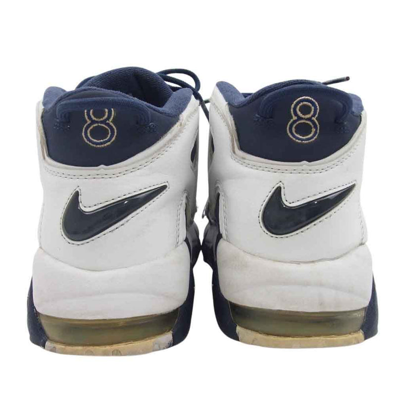 NIKE ナイキ 414962-104 Air More Uptempo エア モア アップテンポ Olympic オリンピック ハイカット スニーカー ネイビー系 ホワイト系 28cm【中古】