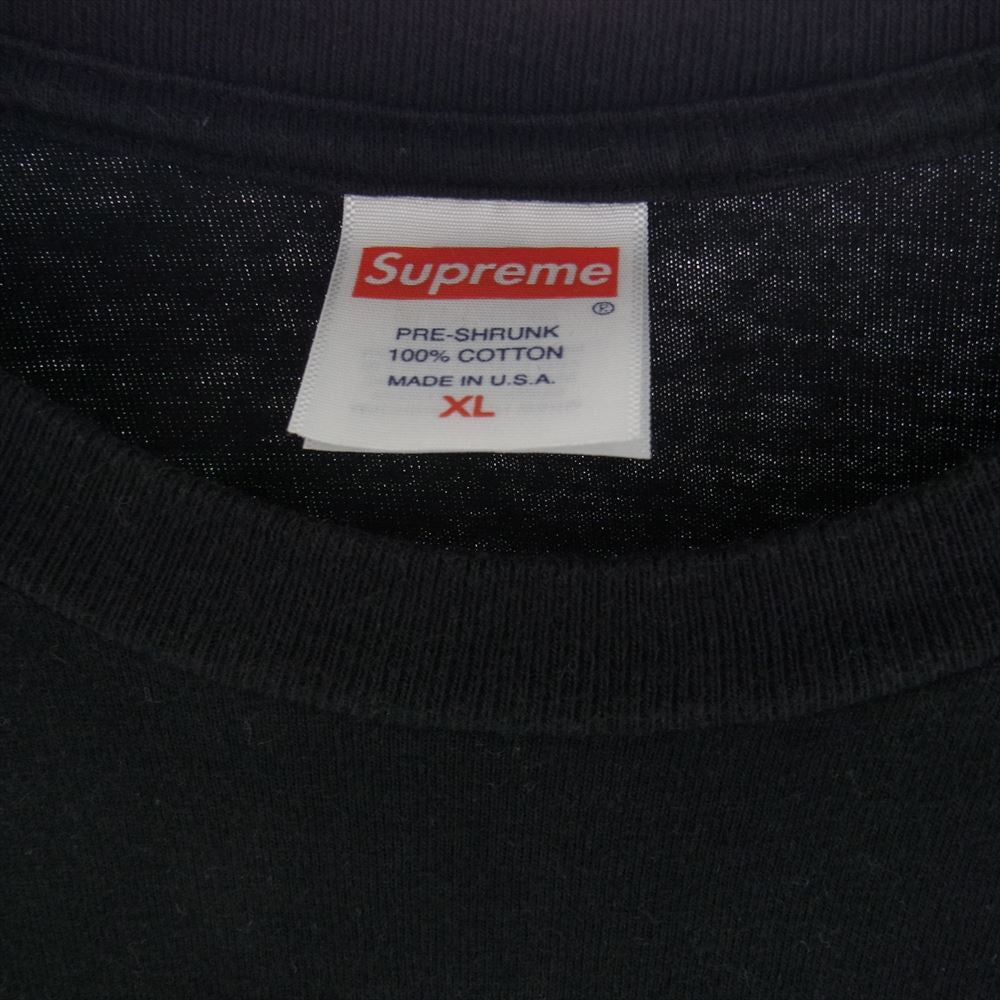 Supreme シュプリーム 23AW Box Logo Tee ボックスロゴ 迷彩 カモ Tシャツ 半袖  ブラック系 XL【中古】