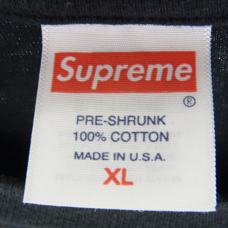 Supreme シュプリーム 23AW Box Logo Tee ボックスロゴ 迷彩 カモ Tシャツ 半袖  ブラック系 XL【中古】