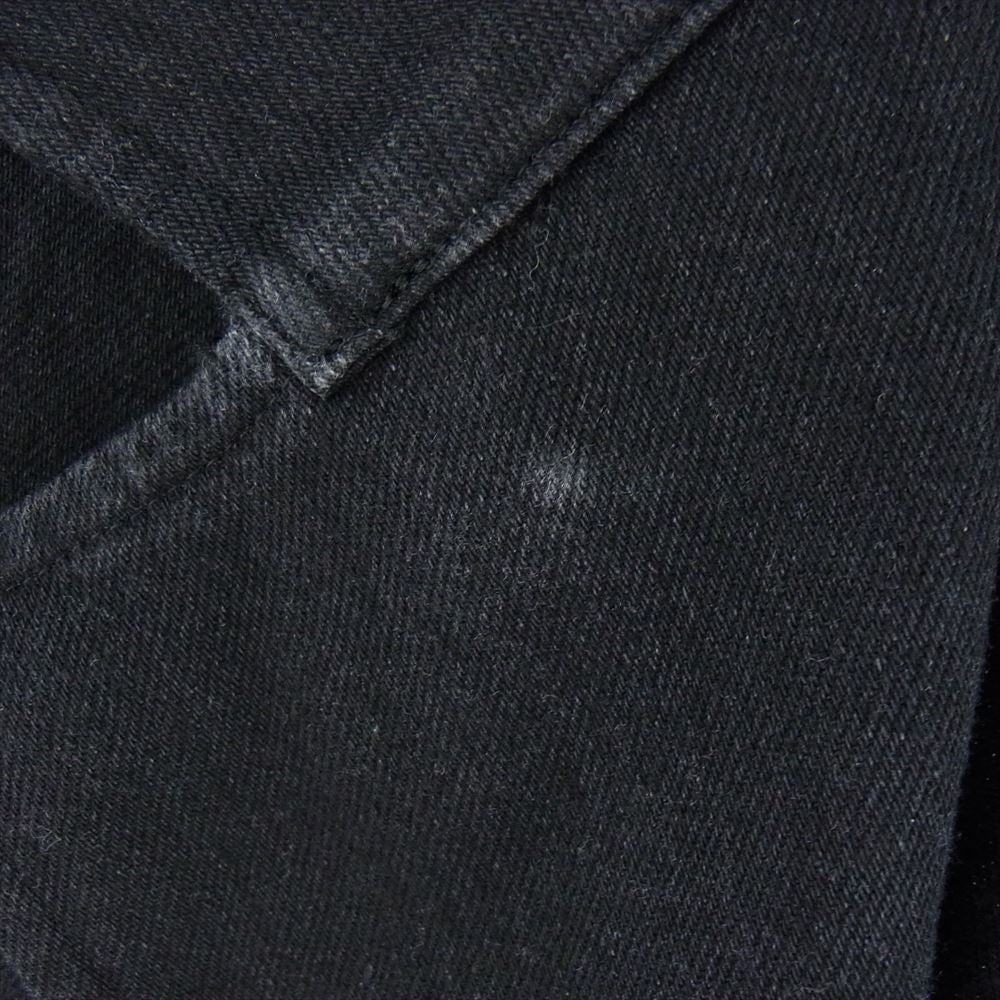 Yohji Yamamoto POUR HOMME ヨウジヤマモトプールオム 20AW HR-J62-009 8OZ DENIM LONG JACKET デニム ロング ジャケット ショップコート ブラック系 3【中古】