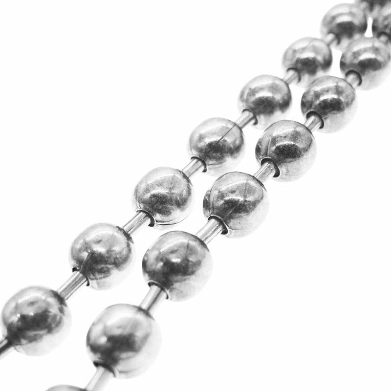 BILL WALL LEATHER ビルウォールレザー LARGE BALL CHAIN ラージ ボールチェーン ネックレス シルバー系【中古】