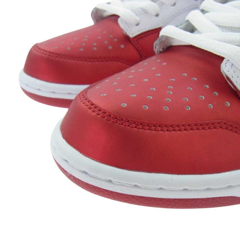 Supreme シュプリーム 19AW CK3480-600 × Nike ナイキ Dunk Low Varsity Red White ダンク ロー バーシティレッド ホワイト スニーカー　 ホワイト系 レッド系 26.5cm【新古品】【未使用】【中古】