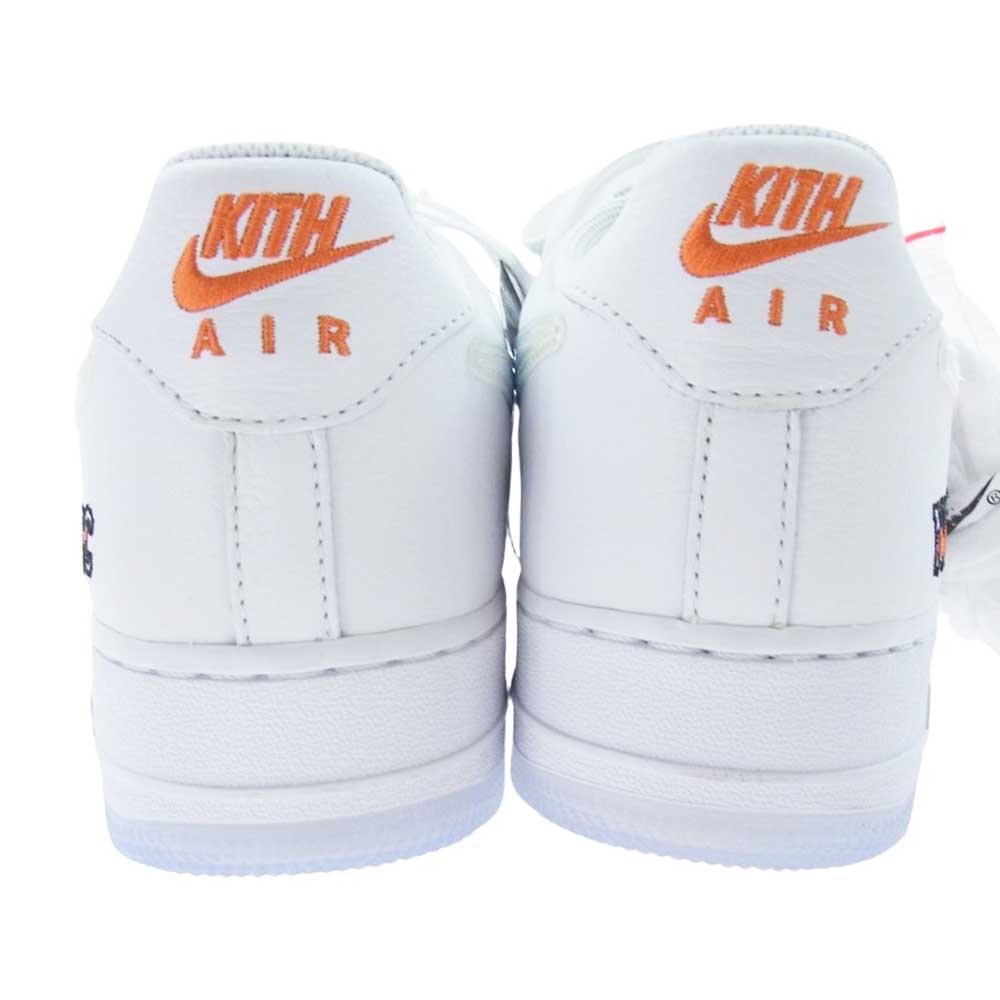 NIKE ナイキ CZ7928-100 フェイクバスターズ鑑定済  KITH キス Air Force 1 Low White Rush Blue White Brilliant Orange AF1 エアフォース ロー ホワイト ラッシュブルー ホワイト ブリリアントオレンジ スニーカー ホワイト系 27cm【新古品】【未使用】【中古】