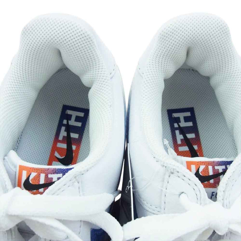 NIKE ナイキ CZ7928-100 フェイクバスターズ鑑定済  KITH キス Air Force 1 Low White Rush Blue White Brilliant Orange AF1 エアフォース ロー ホワイト ラッシュブルー ホワイト ブリリアントオレンジ スニーカー ホワイト系 27cm【新古品】【未使用】【中古】