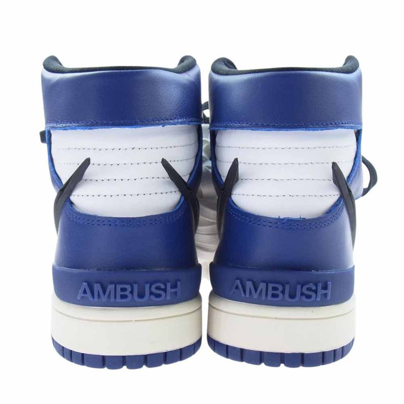 NIKE ナイキ CU7544-400 フェイクバスターズ鑑定済 AMBUSH アンブッシュ DUNK HIGH DEEP ROYAL ダンク ハイ ディープロイヤル スニーカー ブルー系 26.5cm【新古品】【未使用】【中古】