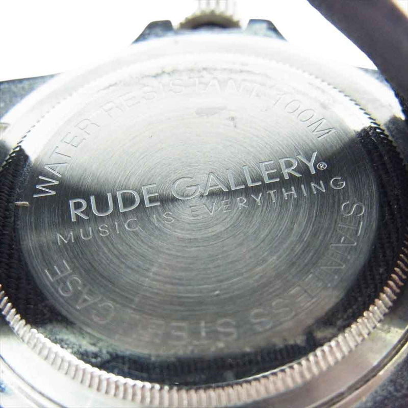 RUDE GALLERY ルードギャラリー GOOD OLD DIVER WATCH LUXES STAINLESS STEEL グッド オールド  ダイバーズ ウォッチ ブラック系【中古】