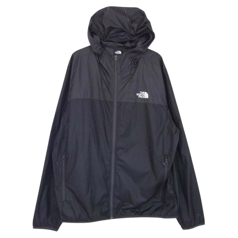 THE NORTH FACE ノースフェイス NF0A2VD9 M CYCLONE 2 HDY ナイロン フーディー ジップアップ ジャケット ブラック系 XL【中古】