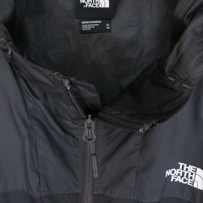 THE NORTH FACE ノースフェイス NF0A2VD9 M CYCLONE 2 HDY ナイロン フーディー ジップアップ ジャケット ブラック系 XL【中古】