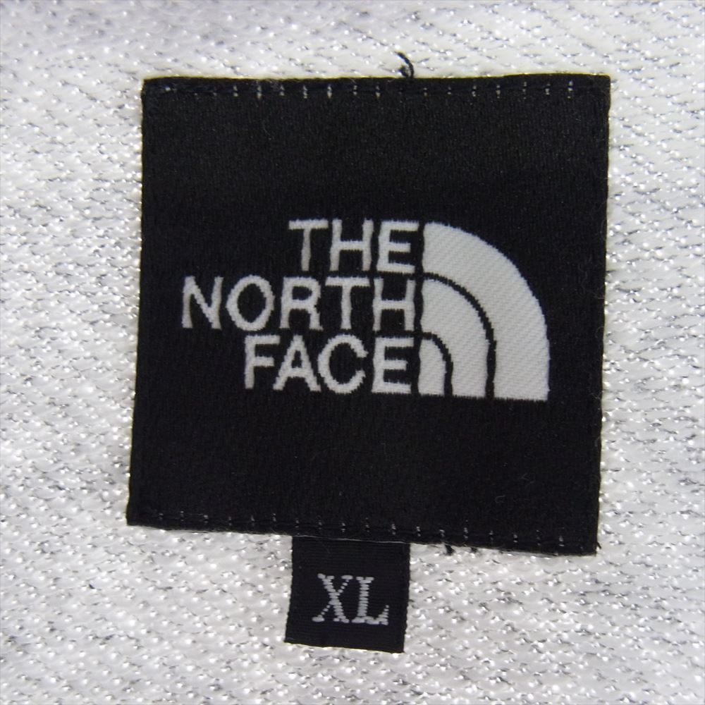 THE NORTH FACE ノースフェイス NT11836 SQUARE LOGO FULLZIP スクエアロゴフルジップ スウェットパーカー グレー系 XL【中古】