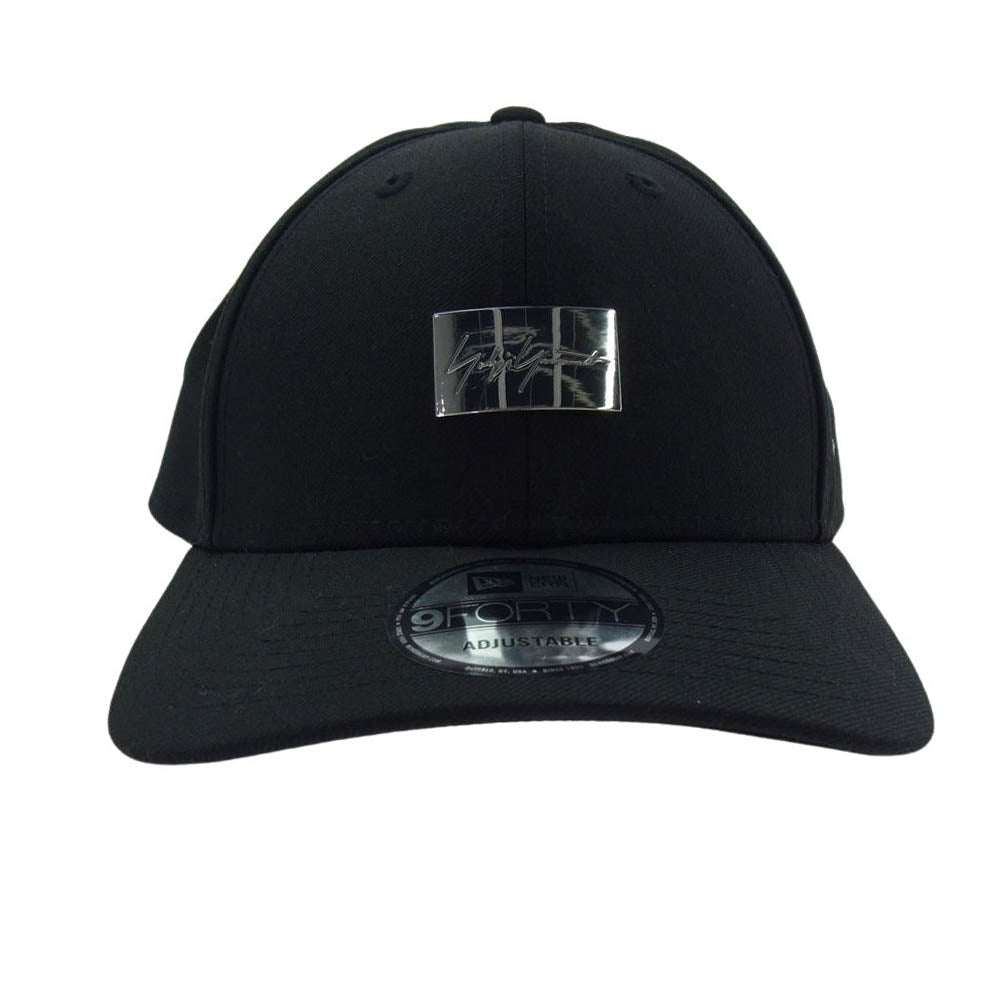 Yohji Yamamoto ヨウジヤマモト HN-H86-863 940VS YY METAL LOGO シグネチャー メタルバッヂ 6パネル ベースボール キャップ ブラック系【中古】