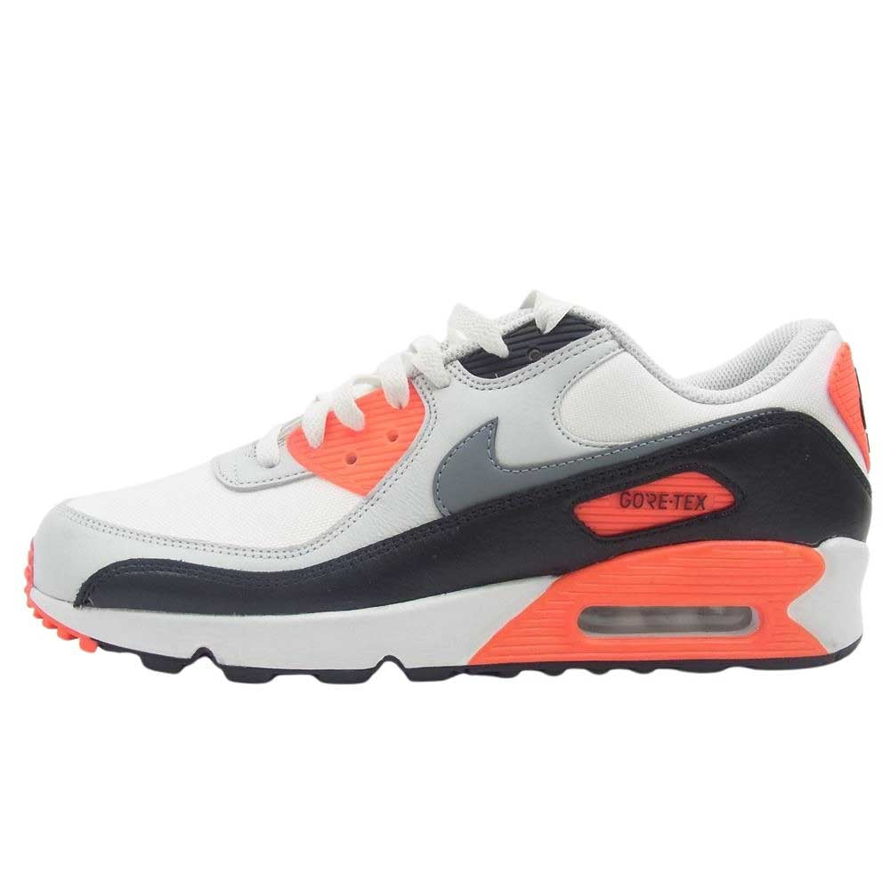 NIKE ナイキ FD5810-101 Air Max 90 GORE-TEX Bright Crimson エアマックス90 ゴアテックス ブライトクリムゾン スニーカー ホワイト系 28cm【美品】【中古】