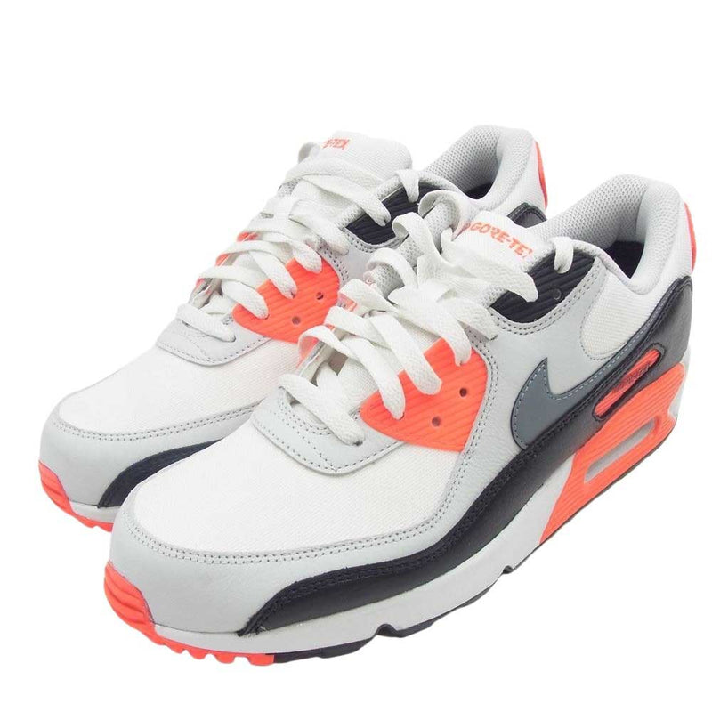 NIKE ナイキ FD5810-101 Air Max 90 GORE-TEX Bright Crimson エアマックス90 ゴアテックス ブライトクリムゾン スニーカー ホワイト系 28cm【美品】【中古】