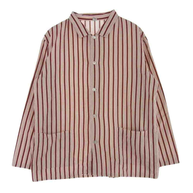 ヴィンテージ 70s L/S Pajama Shirt DEADSTOCK パジャマ 長袖 ストライプ シャツ【中古】