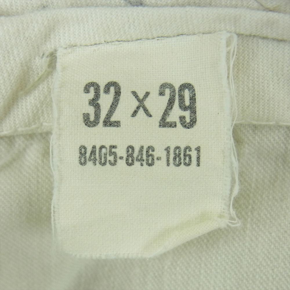 ヴィンテージ 8405-846-1861 US ARMY 60s トラウザーズ パンツ K-2824 32 29 ベージュ系【中古】