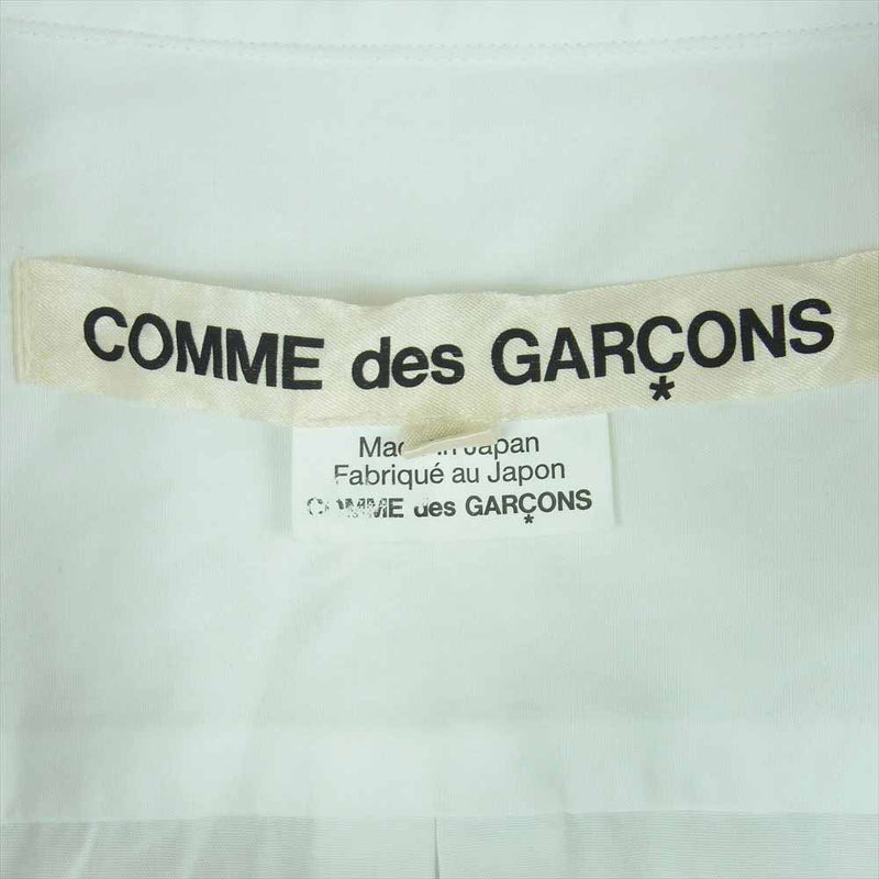 COMME des GARCONS コムデギャルソン 23SS GK-B003 本ライン 23SS GK-B003 バルーンスリーブ 長袖 シャツ ホワイト系 M【中古】