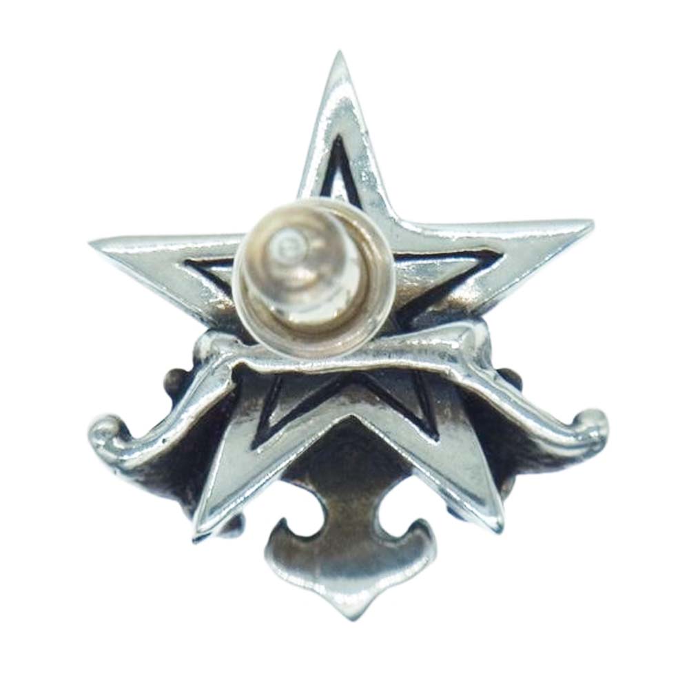ROYAL ORDER ロイヤルオーダー SE917-PCZ Small Solid Starw/ Crown Studs w/ Pave CZ スモールソリッドスター クラウン ピアス パヴェジルコニア シルバー系【中古】