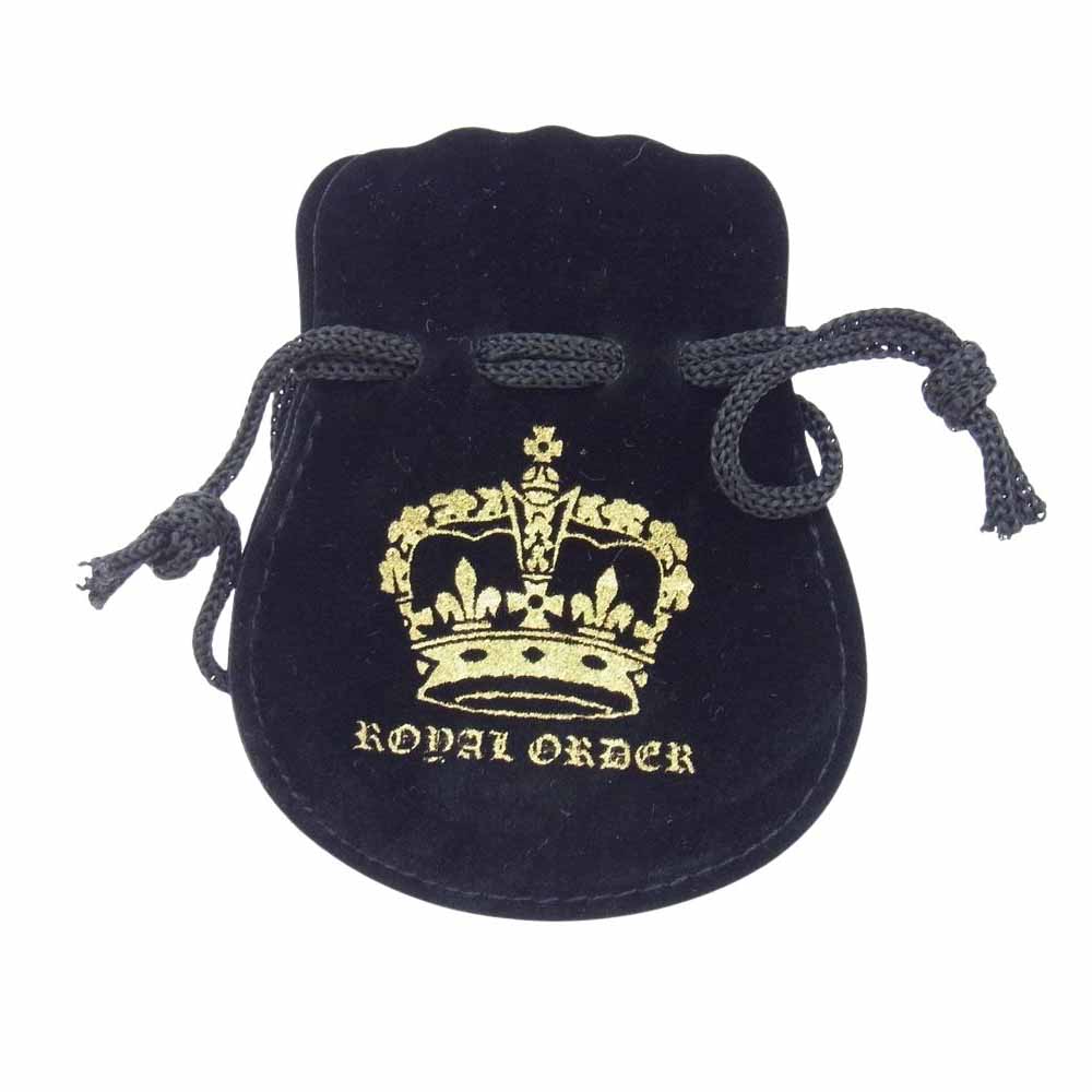 ROYAL ORDER ロイヤルオーダー SE917-PCZ Small Solid Starw/ Crown Studs w/ Pave CZ スモールソリッドスター クラウン ピアス パヴェジルコニア シルバー系【中古】
